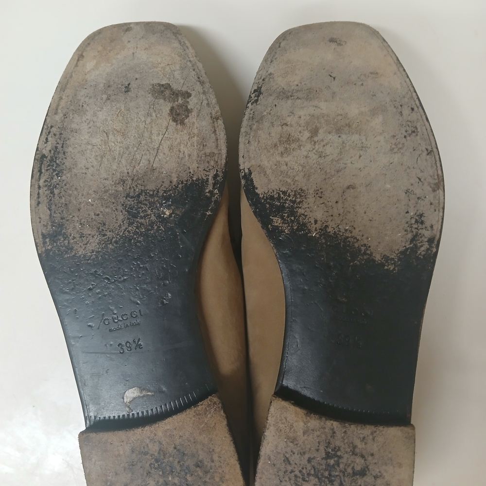 Gucci Tan Leather Loafers - Picture 5 of 6